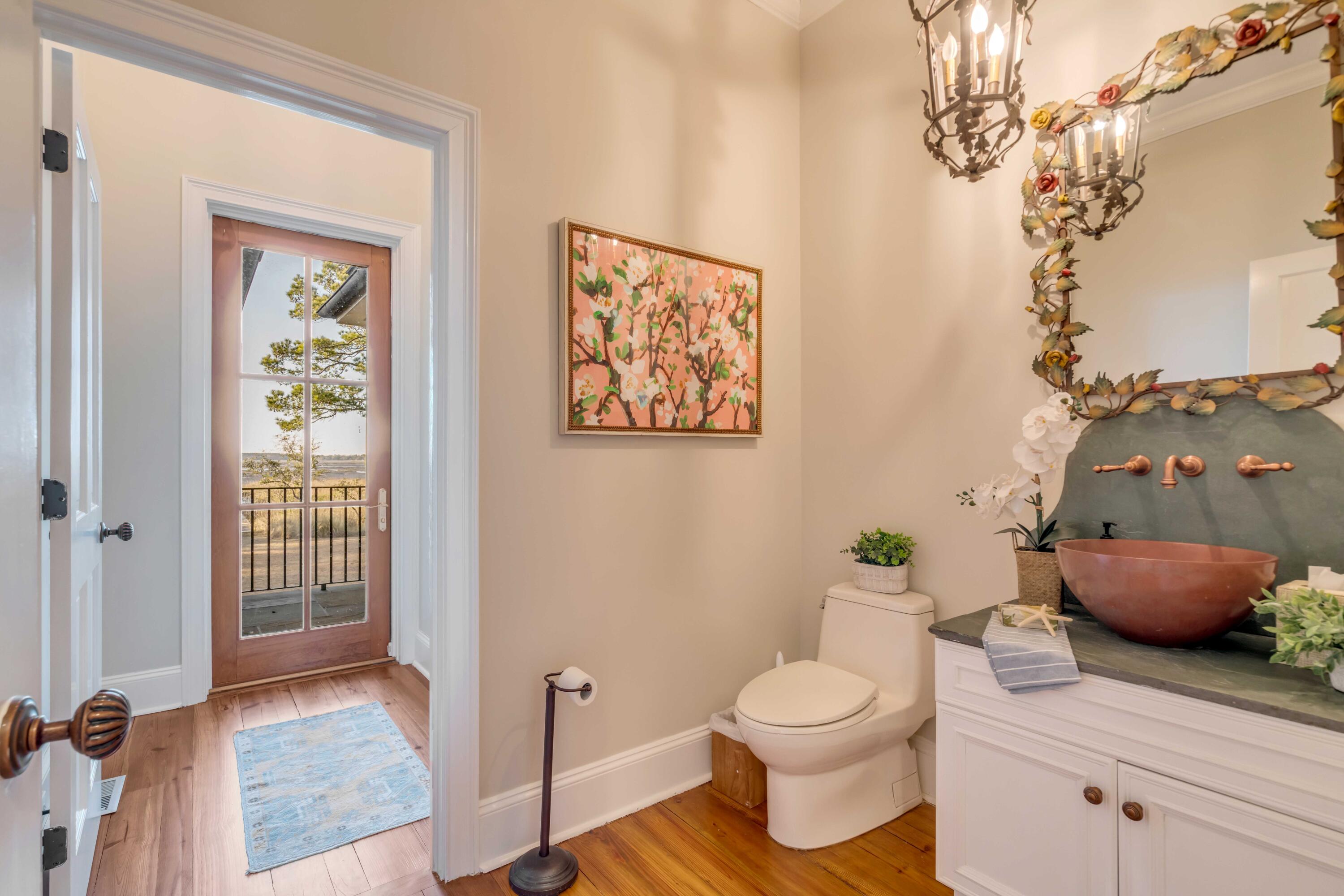 6080 Josie Ridge Road Wadmalaw Island, SC 29487 - Photo 54 of 86 Full bathroom on main level