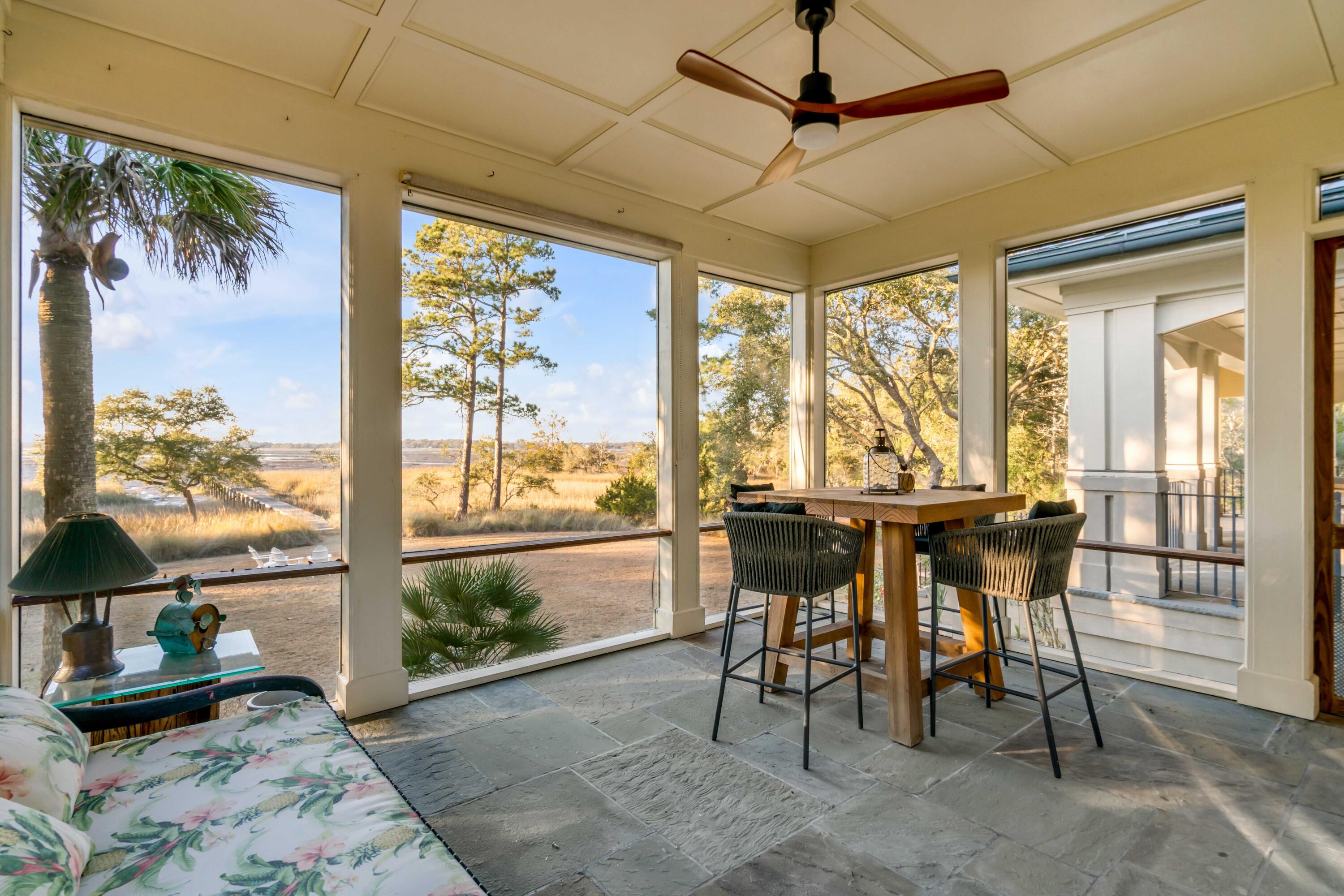 6080 Josie Ridge Road Wadmalaw Island, SC 29487 - Photo 67 of 86 Screened porch