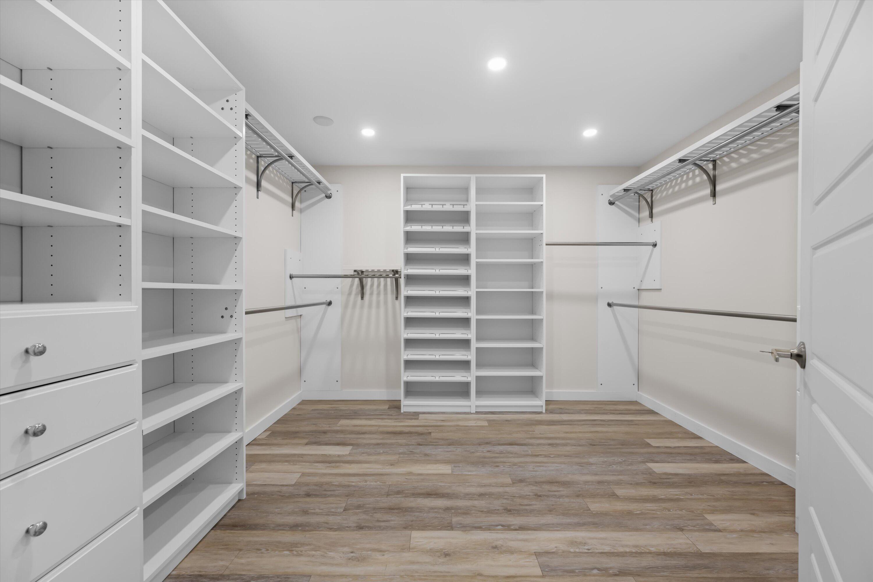 44 Cocoanut Row, Unit T27 Palm Beach, FL 33480 - Photo 13 of 40 a view of walk in closet with empty racks