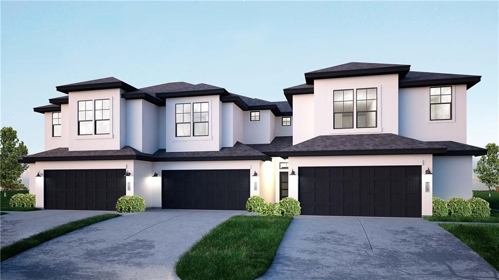 a front view of a house with yard