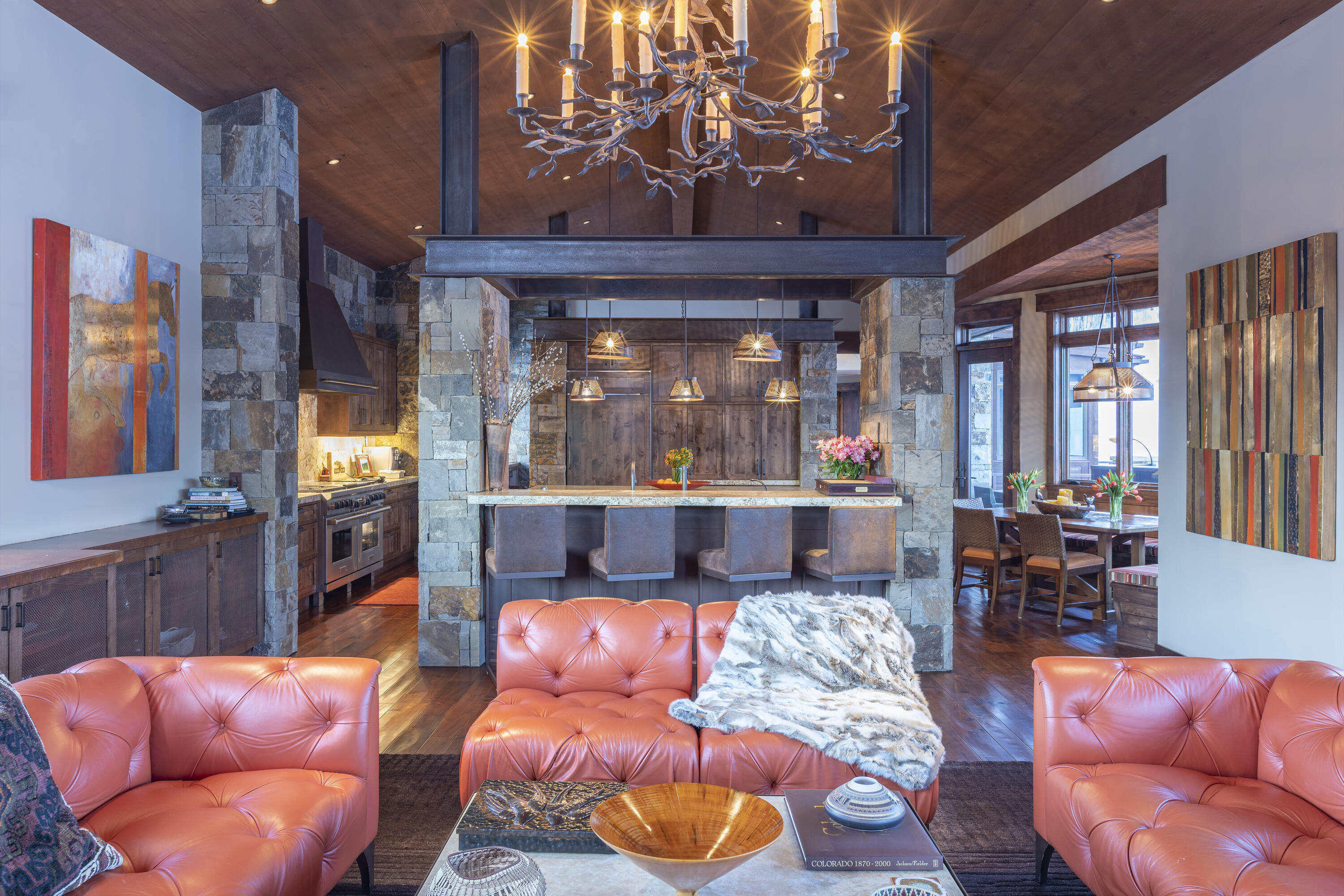 397 Muddy Creek Placerville, CO 81430 - Photo 6 of 22 a living room with furniture and a large window