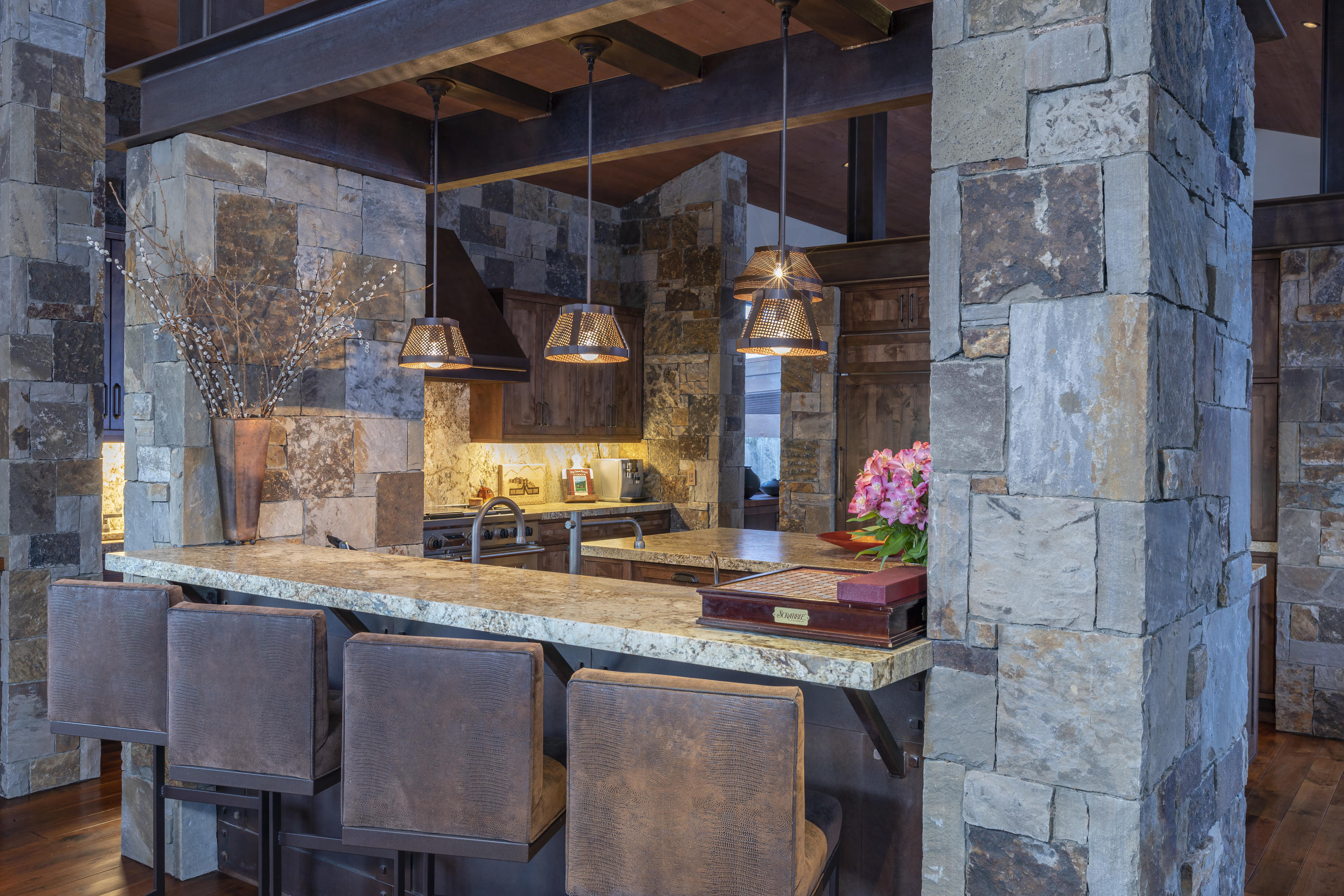 397 Muddy Creek Placerville, CO 81430 - Photo 8 of 22 a dining table with chairs and a table