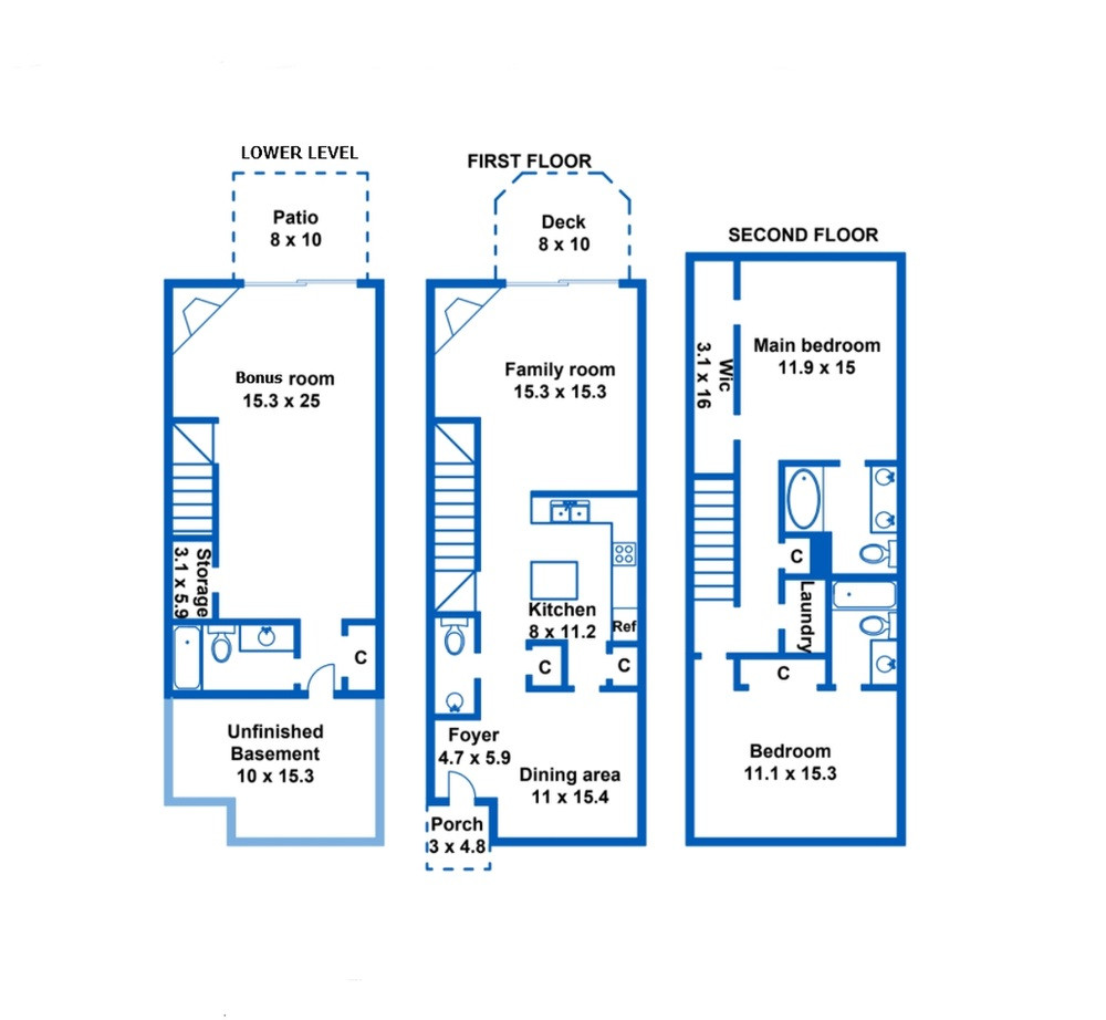 7749 Winners Edge Street Raleigh, NC 27617 - Photo 29 of 29 Floor Plan