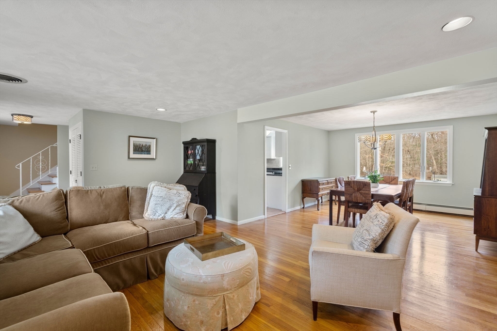 80 Oak Hill Drive Sharon, MA 02067 - Photo 16 of 36 a living room with furniture and wooden floor