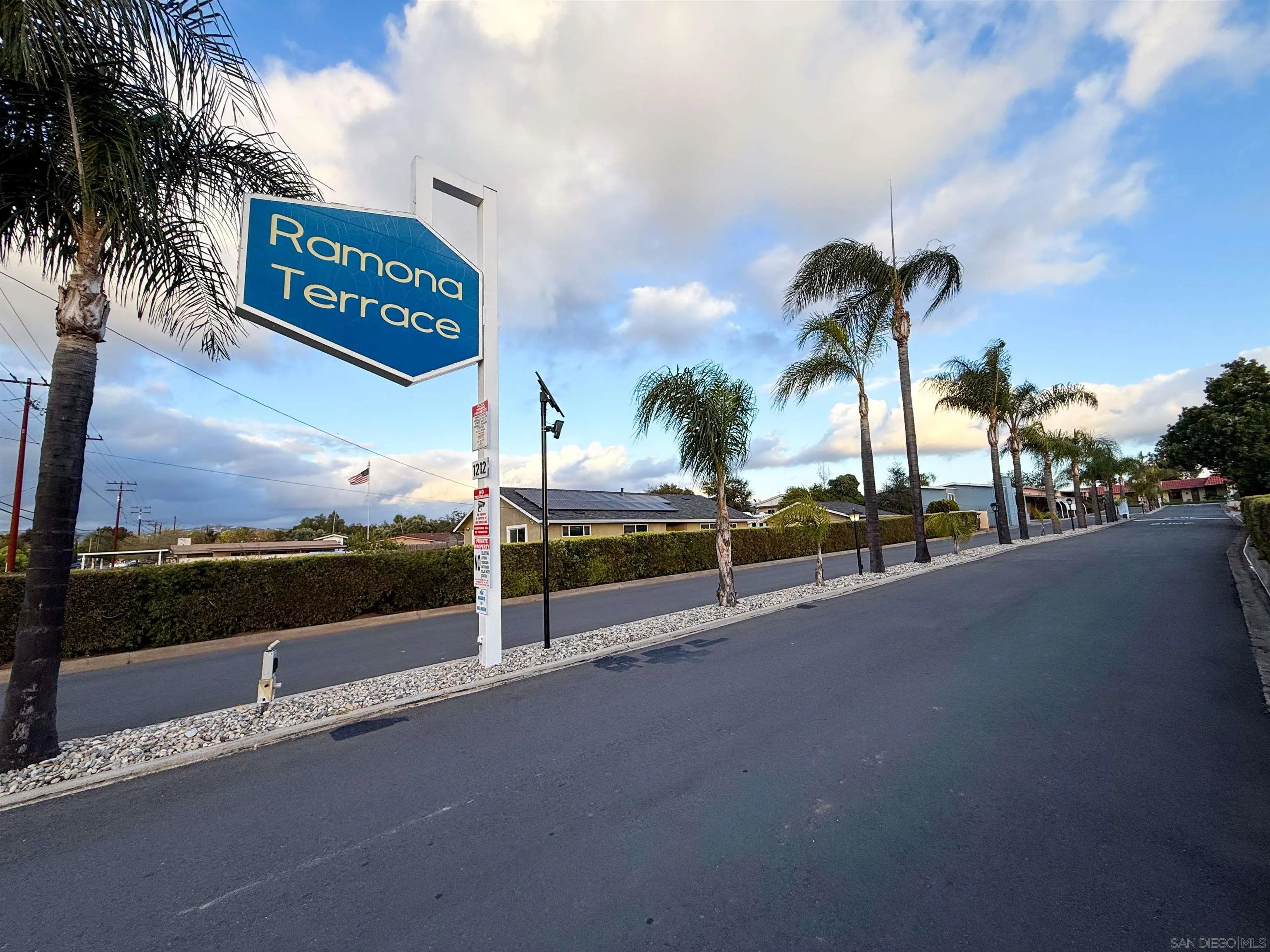 1212 H Street Ramona, CA 92065 - Photo 31 of 31 a view of a street with a park