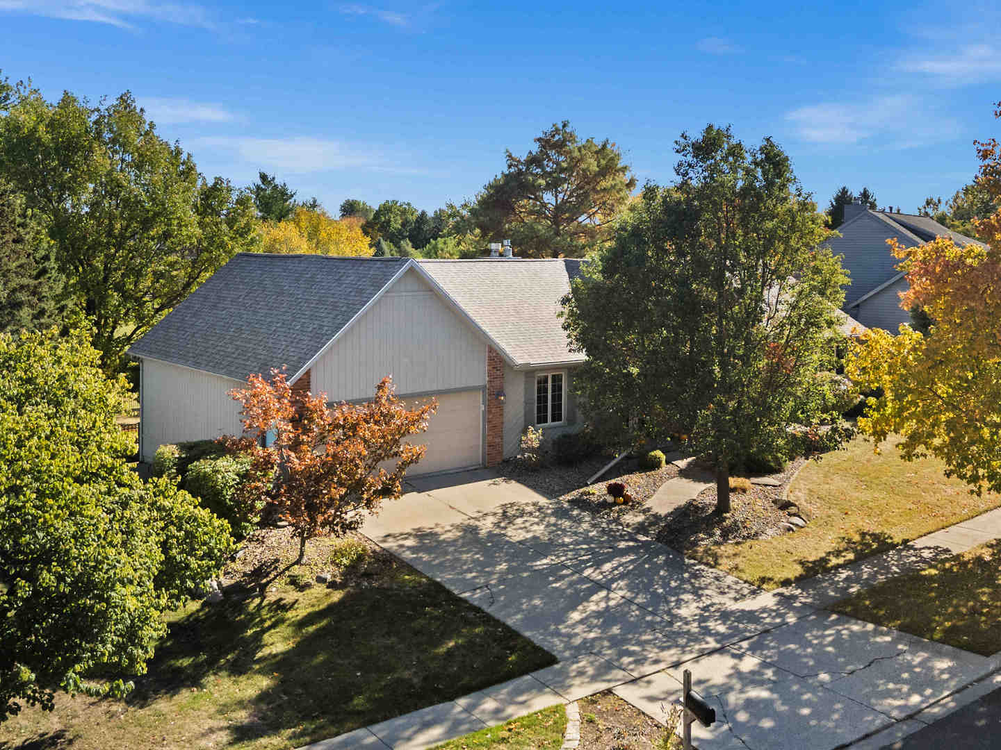 21 Pendleton Way Bloomington, IL 61704 - Photo 3 of 55 a view of a house with a yard covered in snow