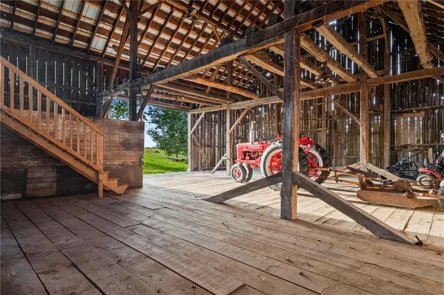 a view of a roof deck