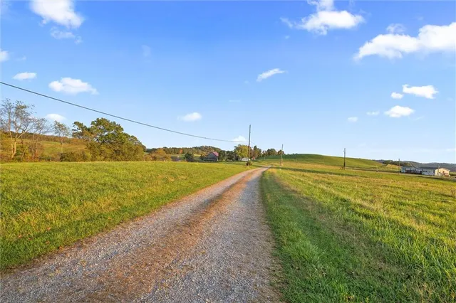 a view of an ocean and beach