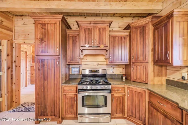 a view of a balcony with wooden floor