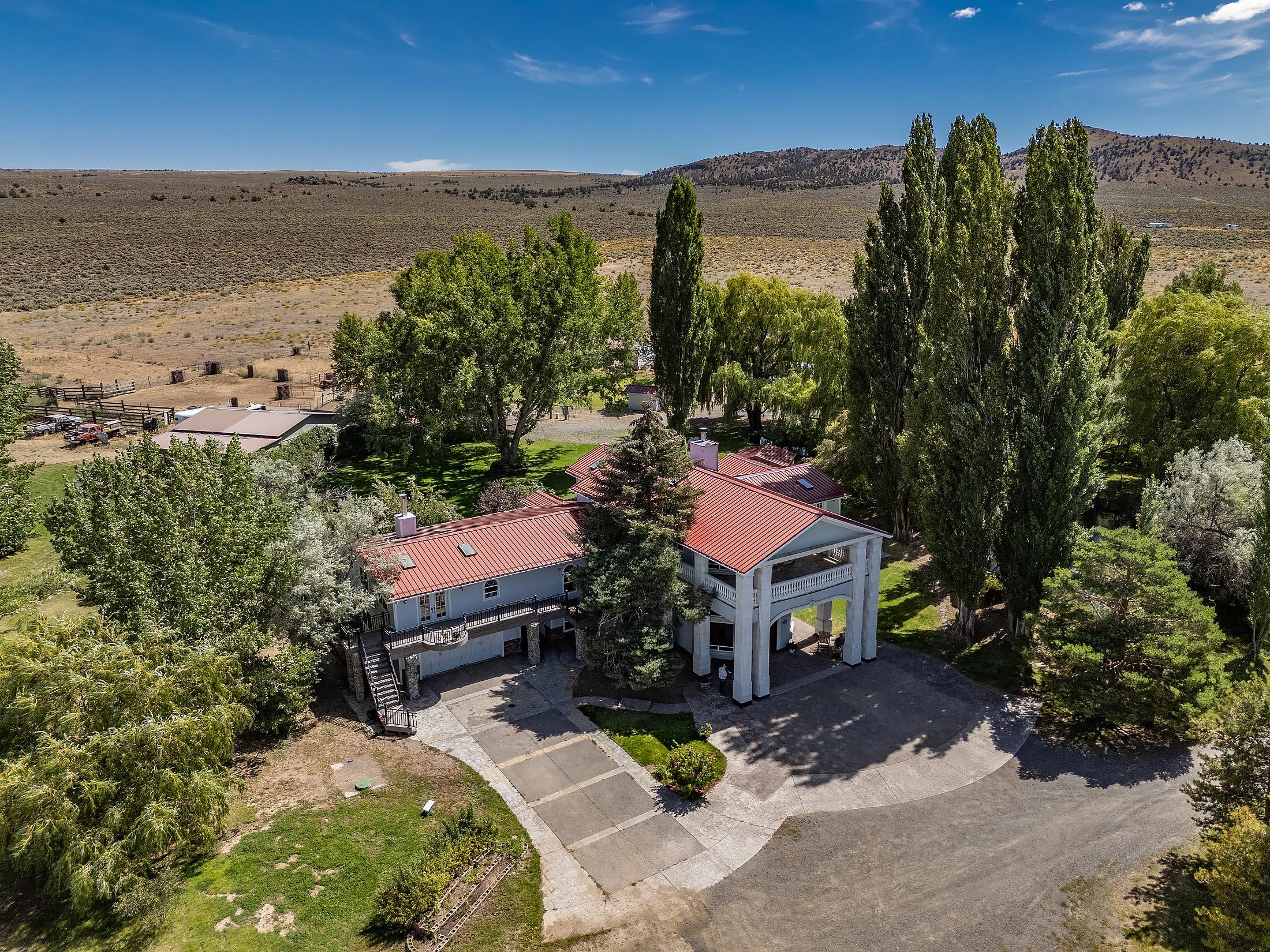 59047 Old Lake Road Christmas Valley, OR 97641 - Photo 50 of 55 Aerial view of home