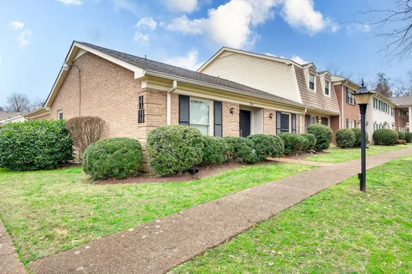 a view of backyard with garden and plants