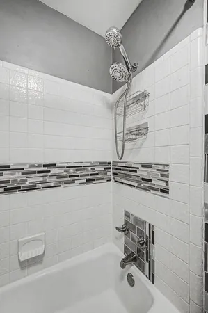 a view of small space with racks on the wall