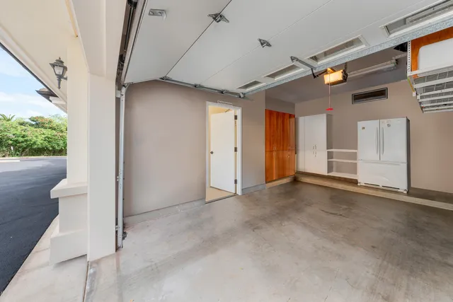 a view of ocean with a mountain