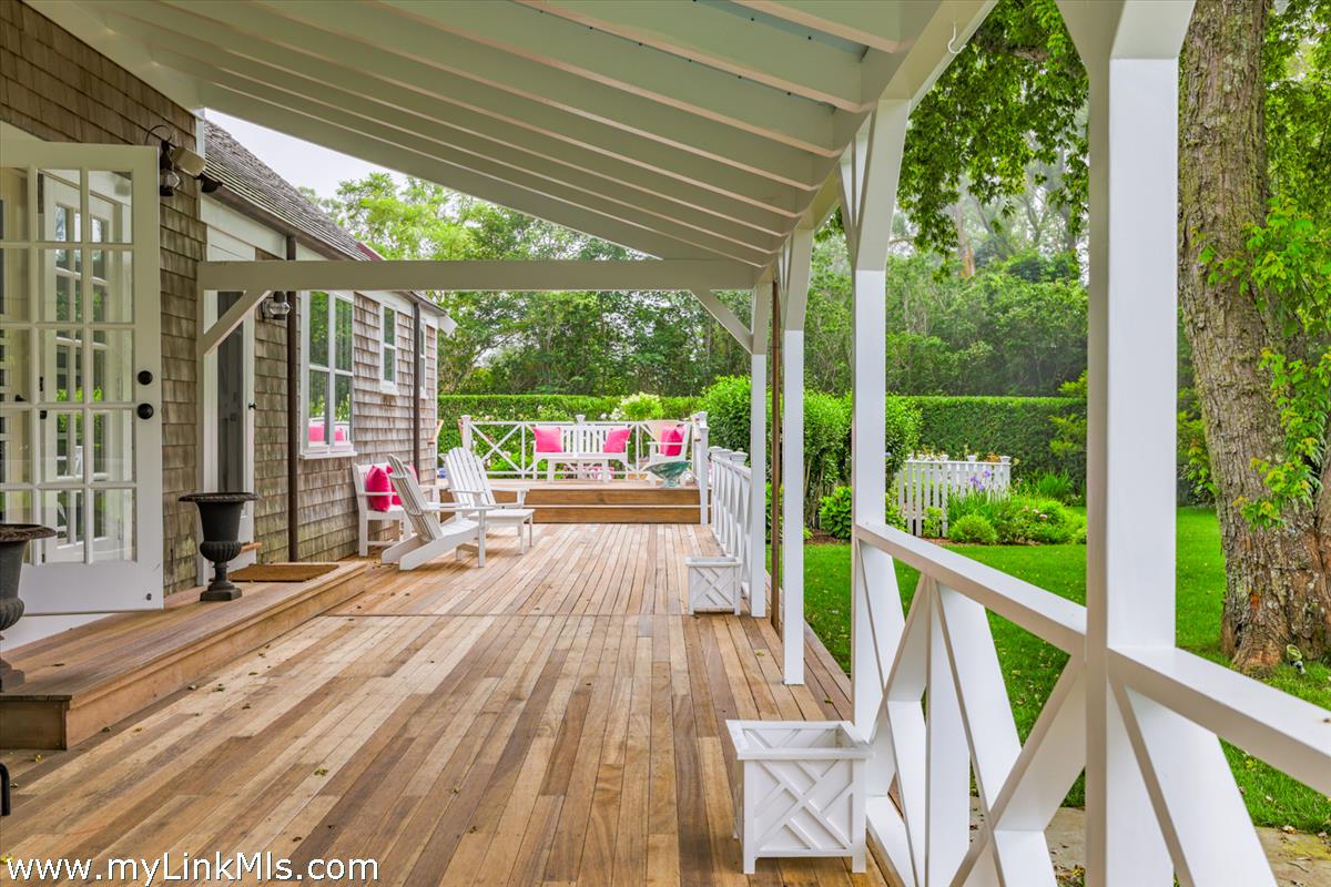 14 & 16 Coffin Street Nantucket, MA 02554 - Photo 20 of 50 a view of porch with seating space