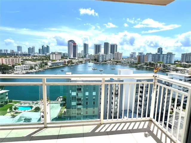 a city view from a lake