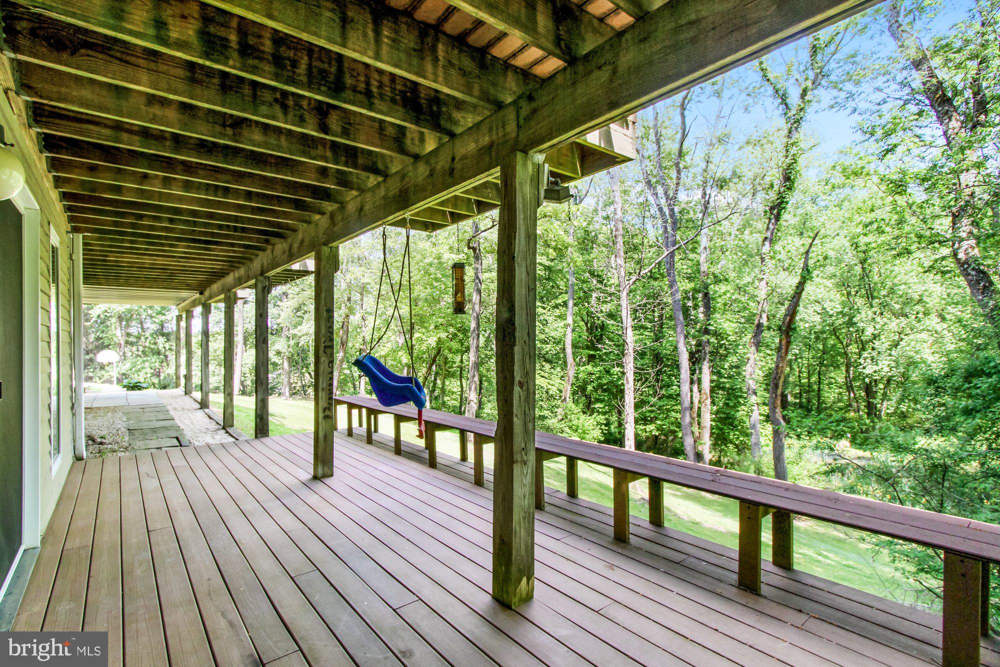 14815 Manor Road Monkton, MD 21111 - Photo 47 of 87 Lower Level Deck w Build-In Bench