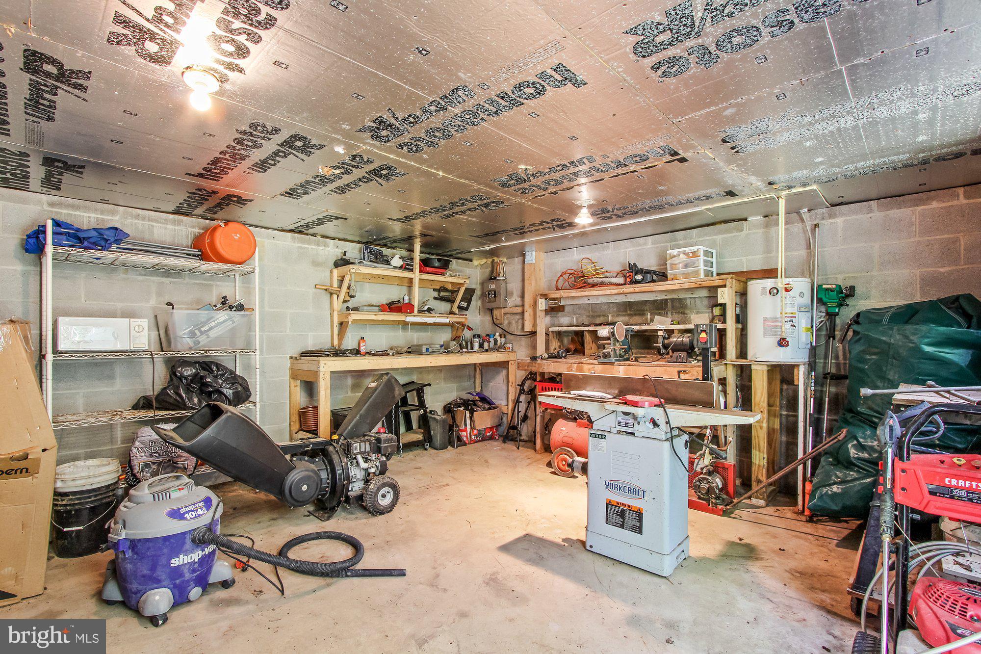 14815 Manor Road Monkton, MD 21111 - Photo 56 of 87 Work Shop Under Pool House - Great Storage