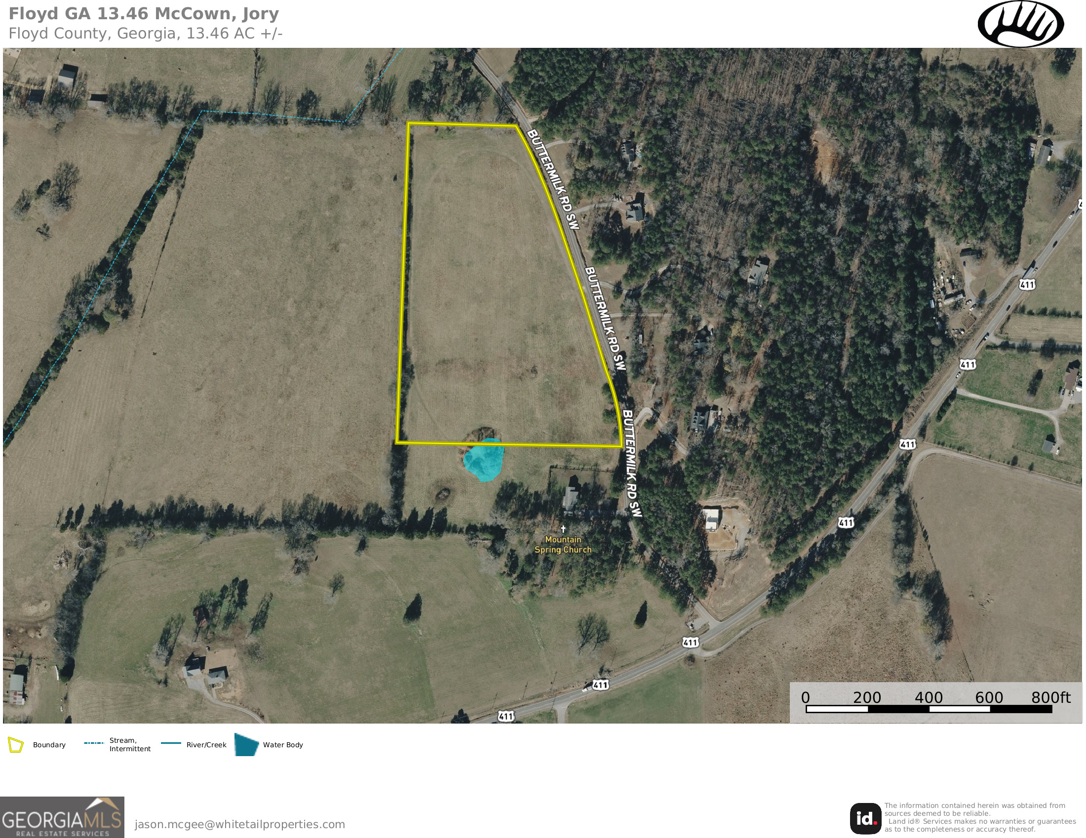13 Acres On Buttermilk Road Cave Spring, GA 30124 - Photo 2 of 14
