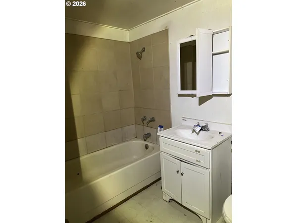 a bathroom with a sink