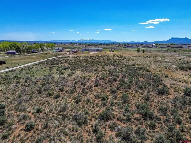 a view of city and mountain