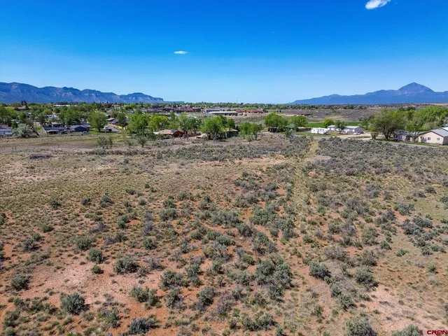 a view of a large building with a city view