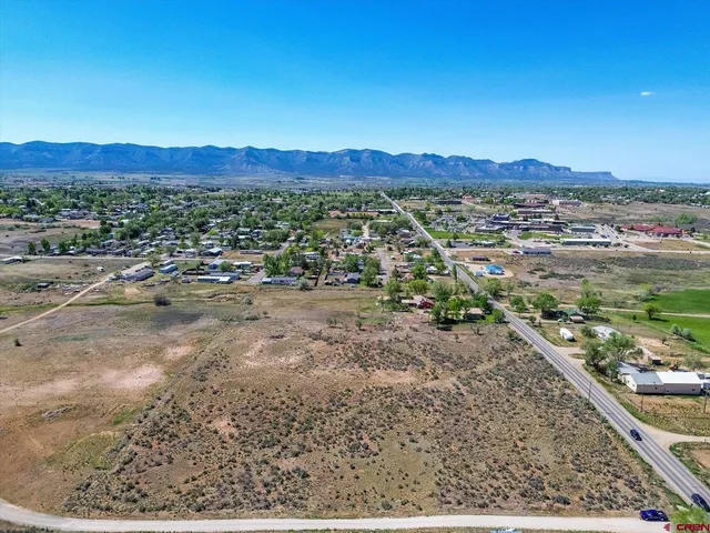 a view of a lake with a beach