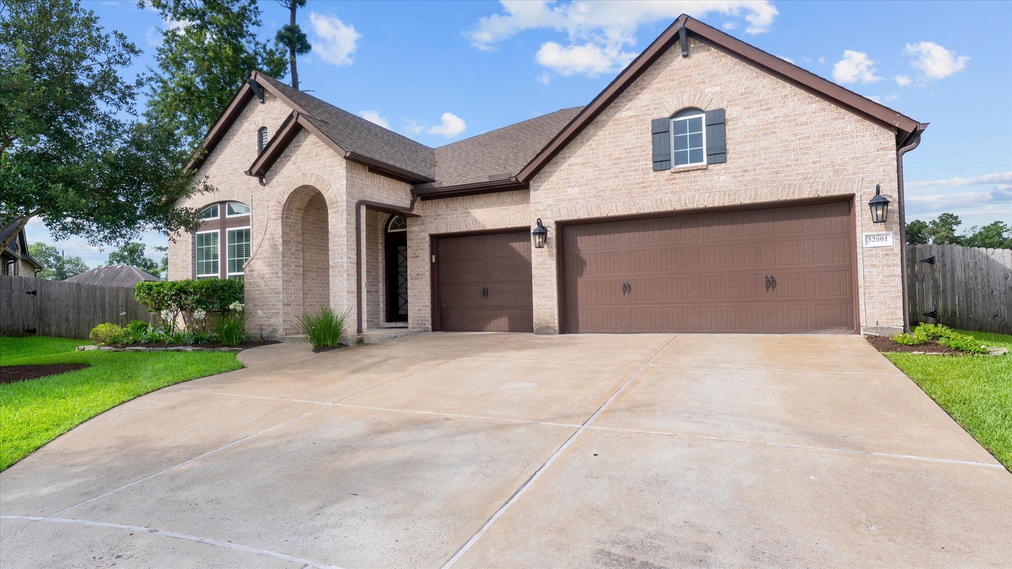 32001 Birch Briar Court Spring, TX 77386 - Photo 47 of 48 Beautiful one-story brick home featuring a spacious 3-car garage, professional landscaping, and timeless Texas architecture.