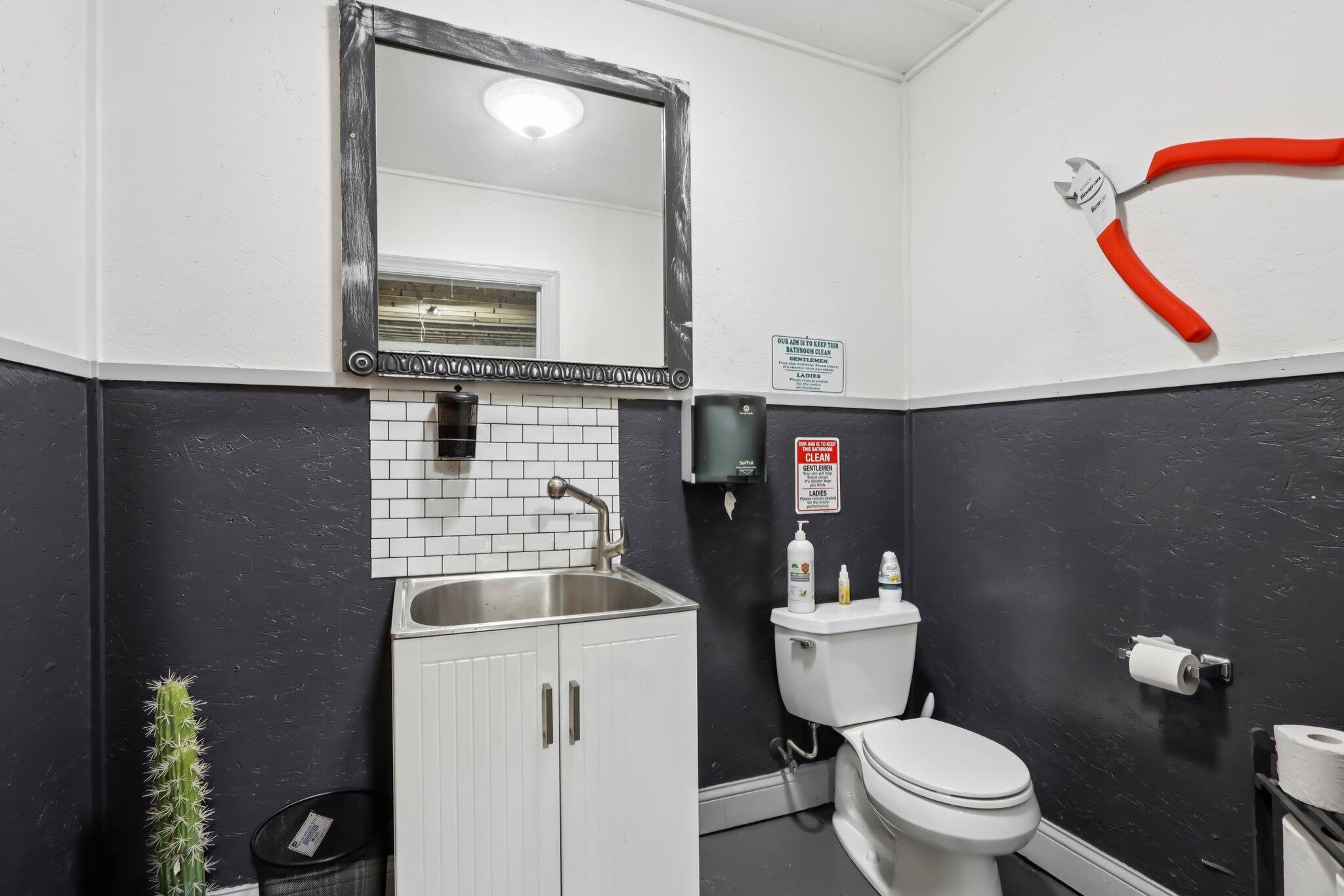 9205 South Chicago Road Oak Creek, WI 53154 - Photo 35 of 48 Half bath in shop