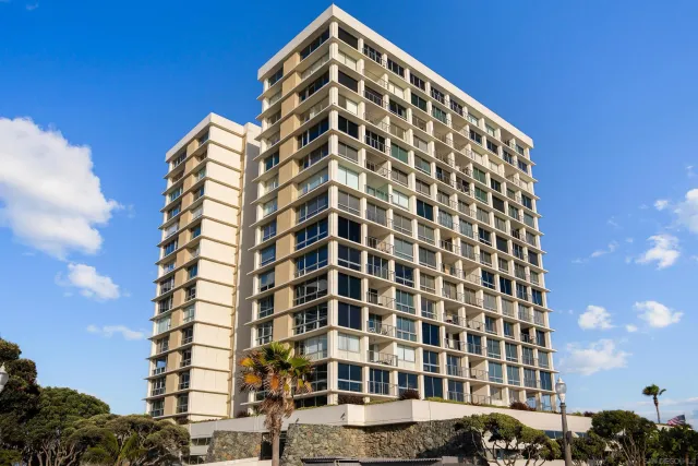 a front view of a building