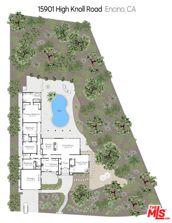 15901 High Knoll Road Encino, CA 91436 - Photo 38 of 41