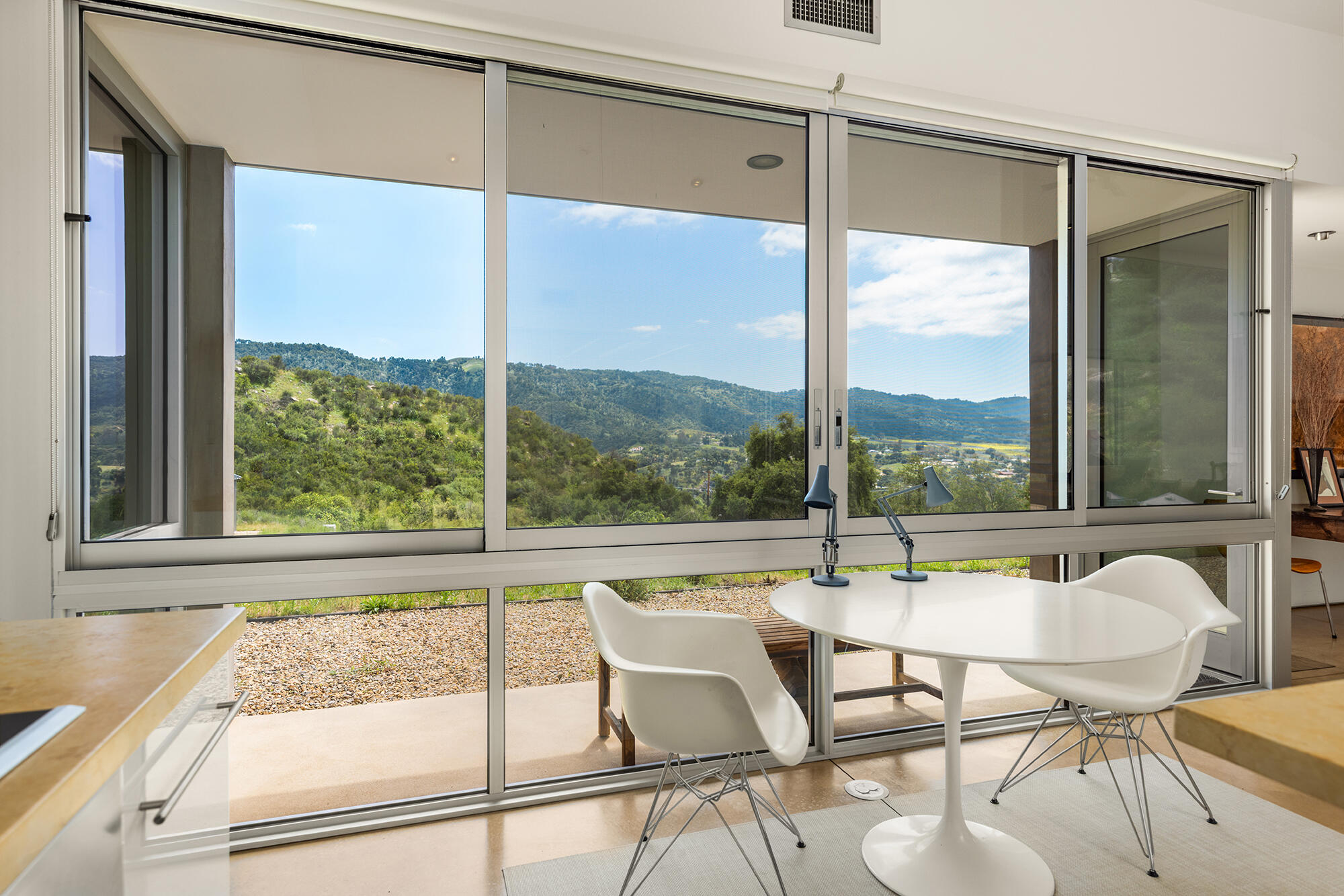 12179 Koenigstein Road Santa Paula, CA 93060 - Photo 26 of 43 a view of a dining room with furniture window and outside view