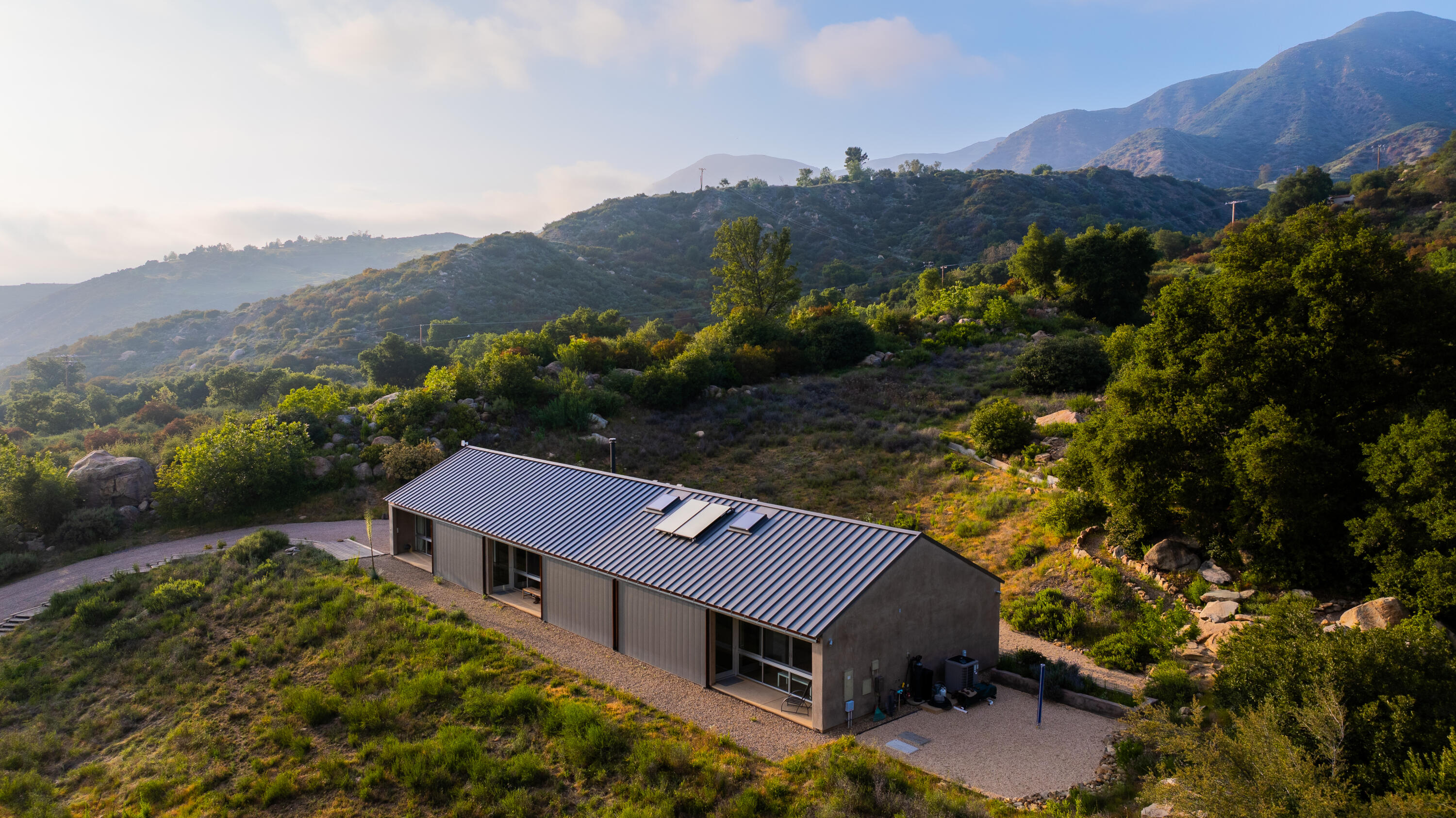 12179 Koenigstein Road Santa Paula, CA 93060 - Photo 42 of 43 an aerial view of a house in a garden