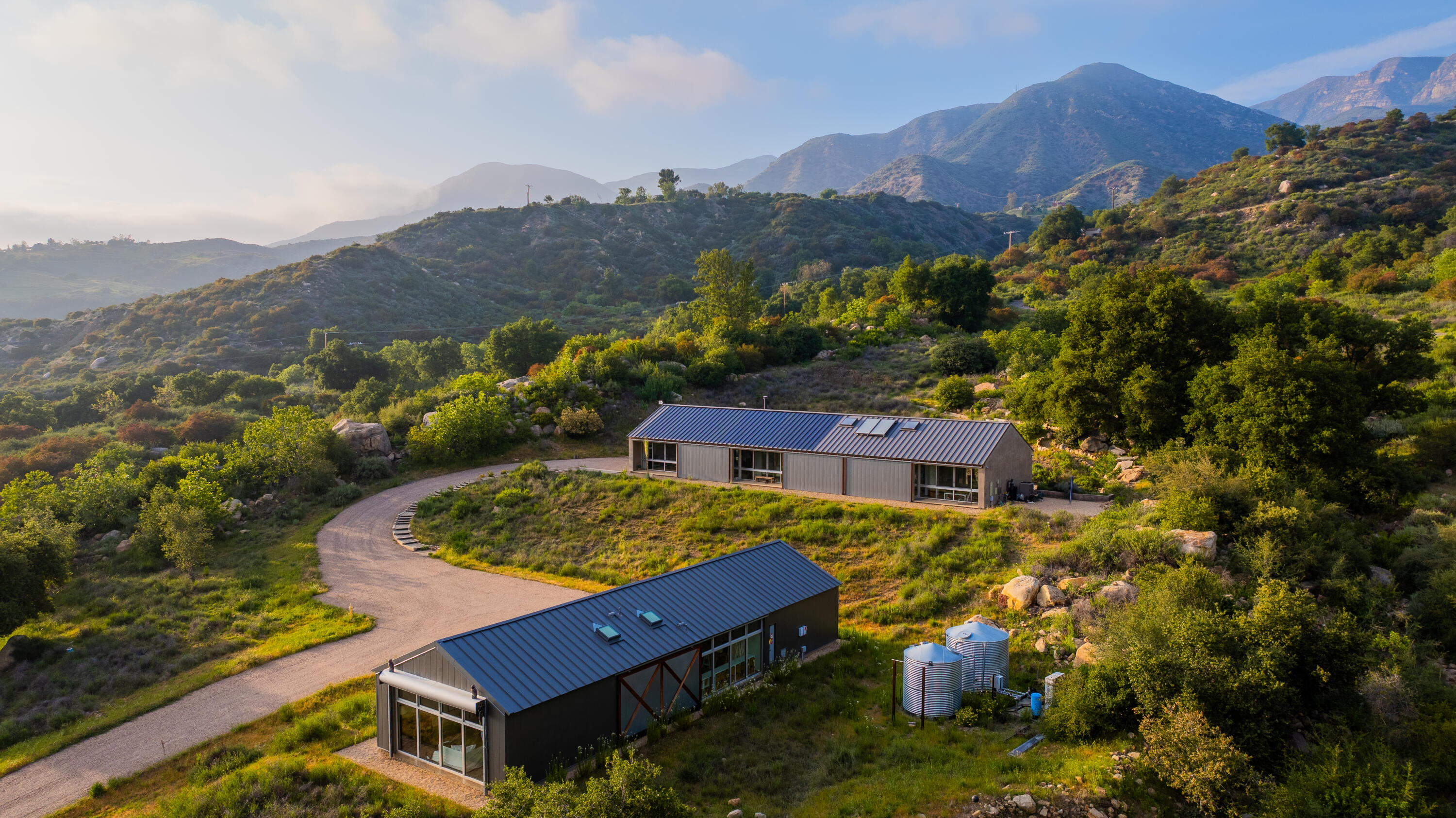 12179 Koenigstein Road Santa Paula, CA 93060 - Photo 43 of 43 an aerial view of a house with a mountain