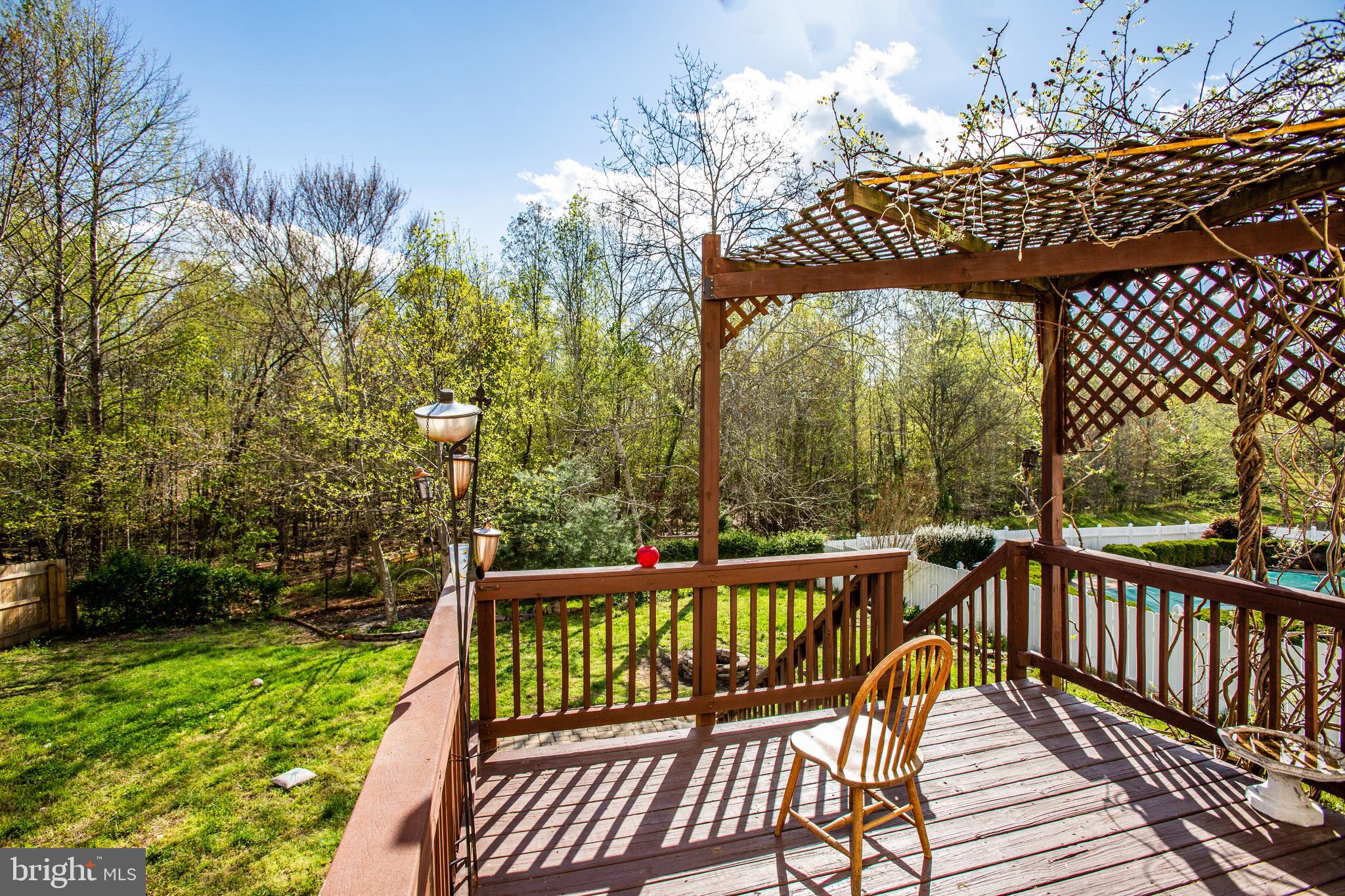35258 Pheasant Ridge Road Locust Grove, VA 22508 - Photo 43 of 51 Fenced rear yard back to protected land