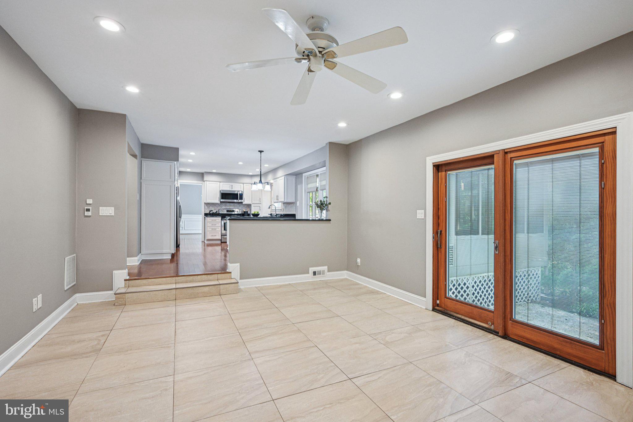 2 Keston Place Voorhees, NJ 08043 - Photo 17 of 83 a view of a kitchen with furniture and a ceiling fan