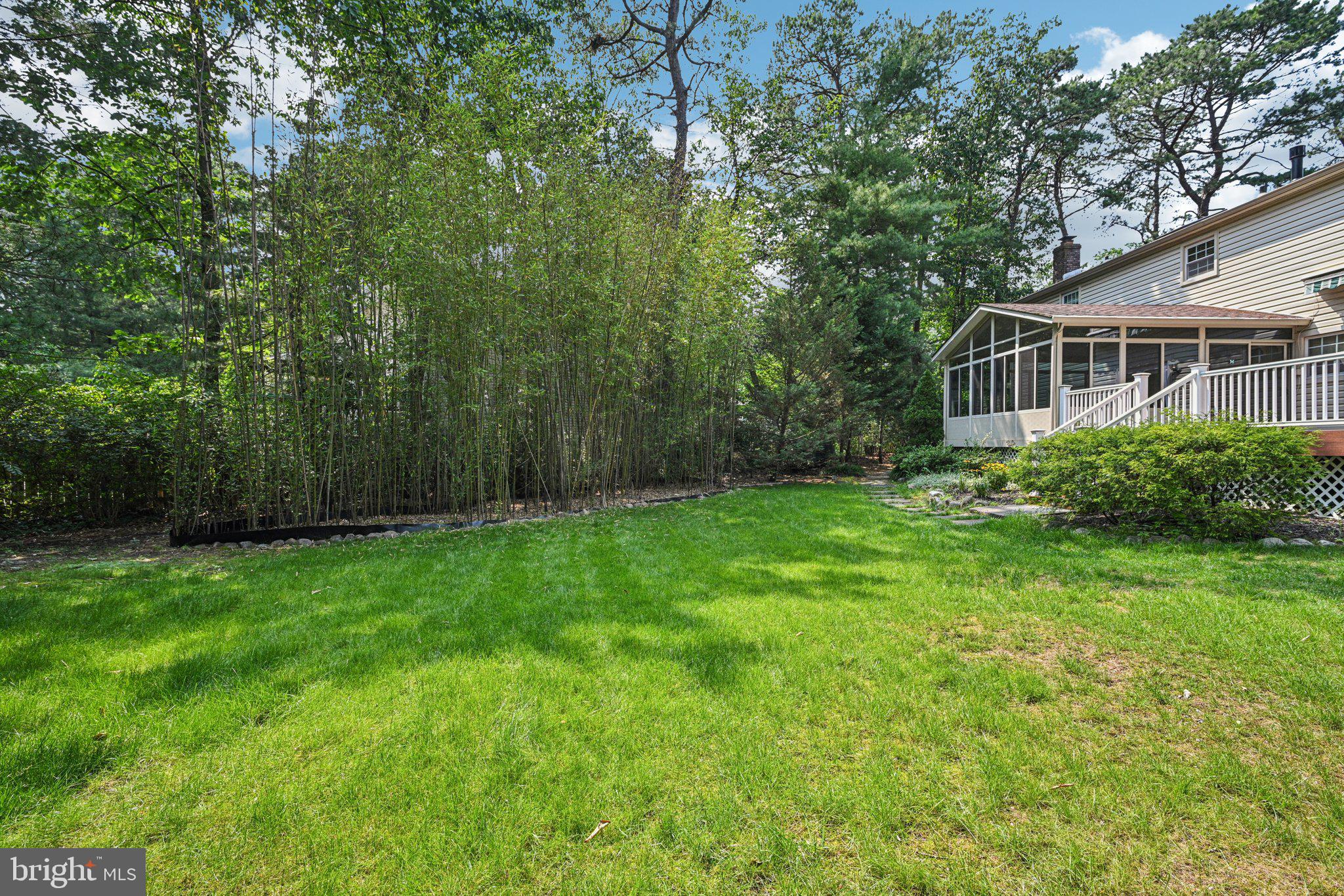 2 Keston Place Voorhees, NJ 08043 - Photo 57 of 83 a view of backyard of house with green space