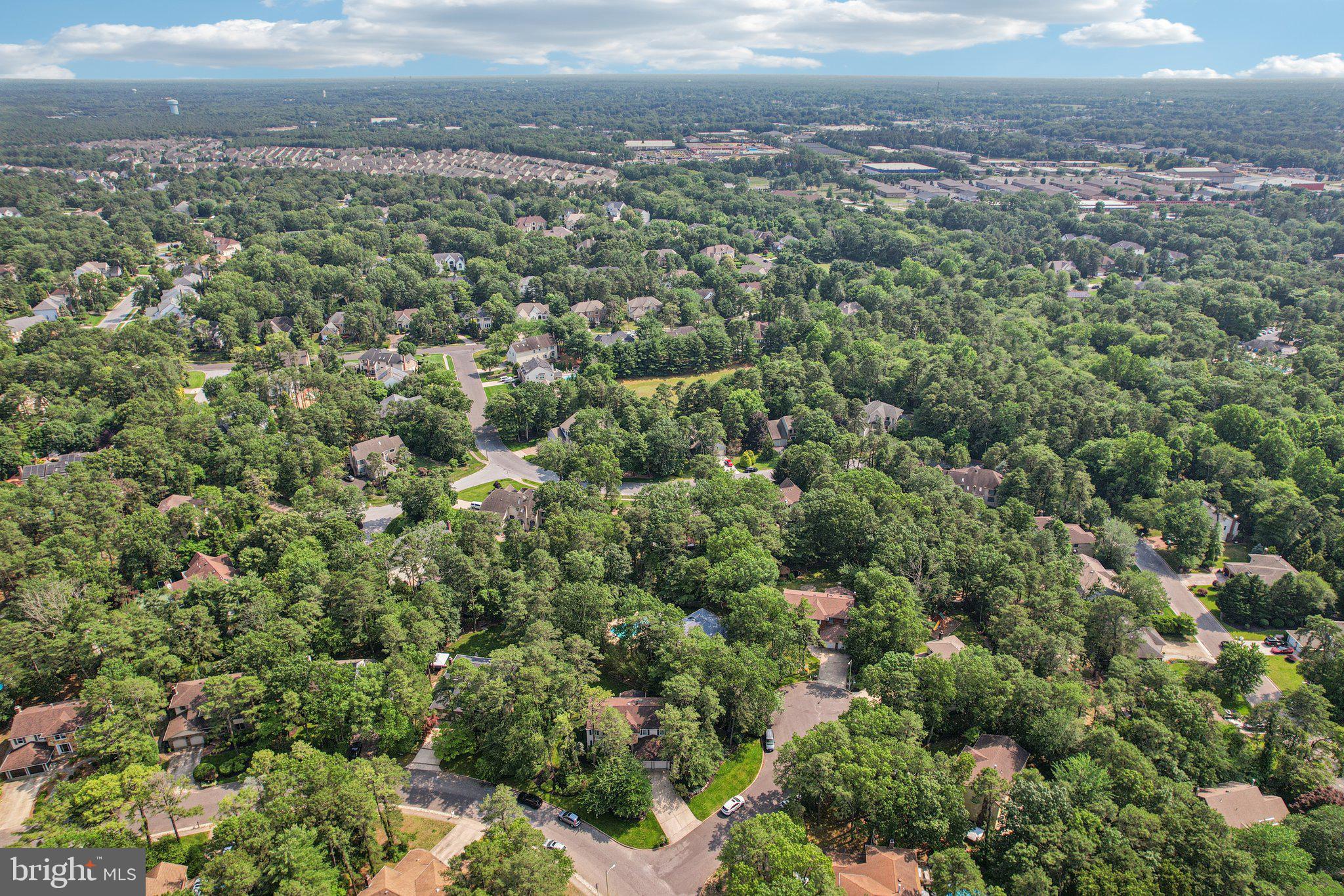 2 Keston Place Voorhees, NJ 08043 - Photo 77 of 83 an aerial view of a houses with a yard and mountain