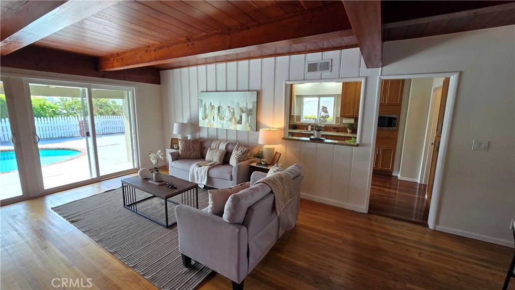 1111 Arbor Dell Road Los Angeles, CA 90041 - Photo 3 of 42 a living room with furniture and a large window