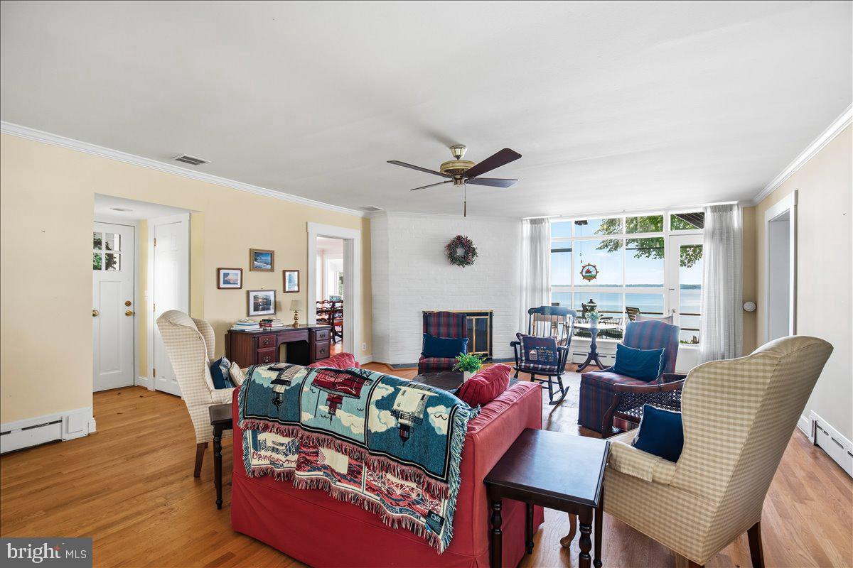 6110 Sheridan Point Road Prince Frederick, MD 20678 - Photo 38 of 77 Cozy living space with waterfront views.