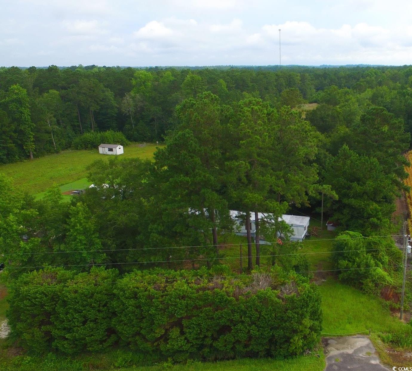 2187 Armview Road Loris, SC 29569 - Photo 4 of 13 Aerial view of a heavily wooded area