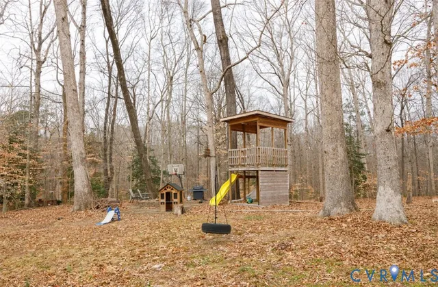 a view of outdoor space with seating