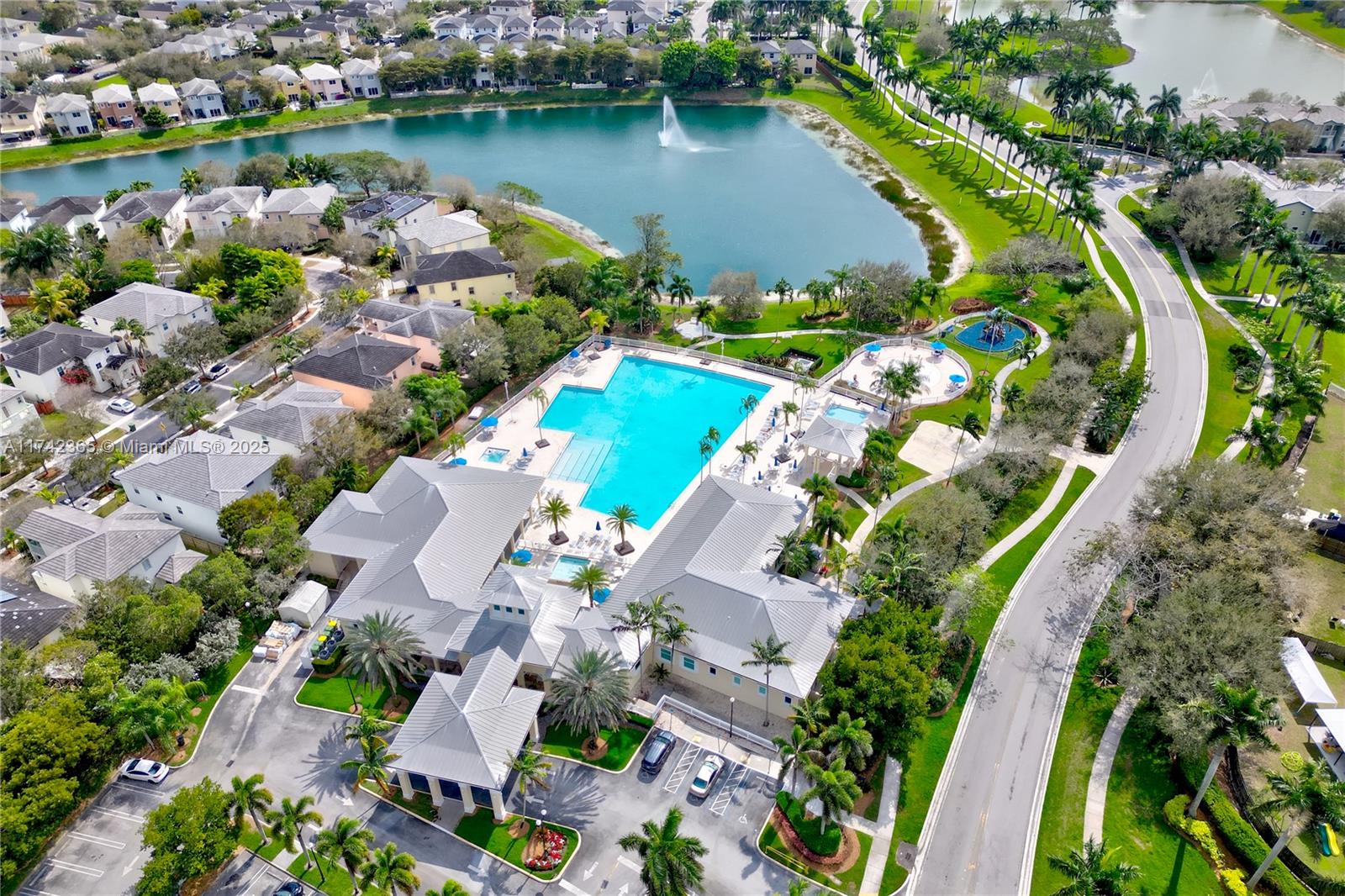 3544 Northeast 3rd Drive Homestead, FL 33033 - Photo 24 of 25 an aerial view of a house with a lake view and a lake view