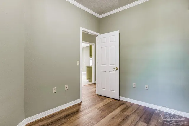wooden floor in an empty room