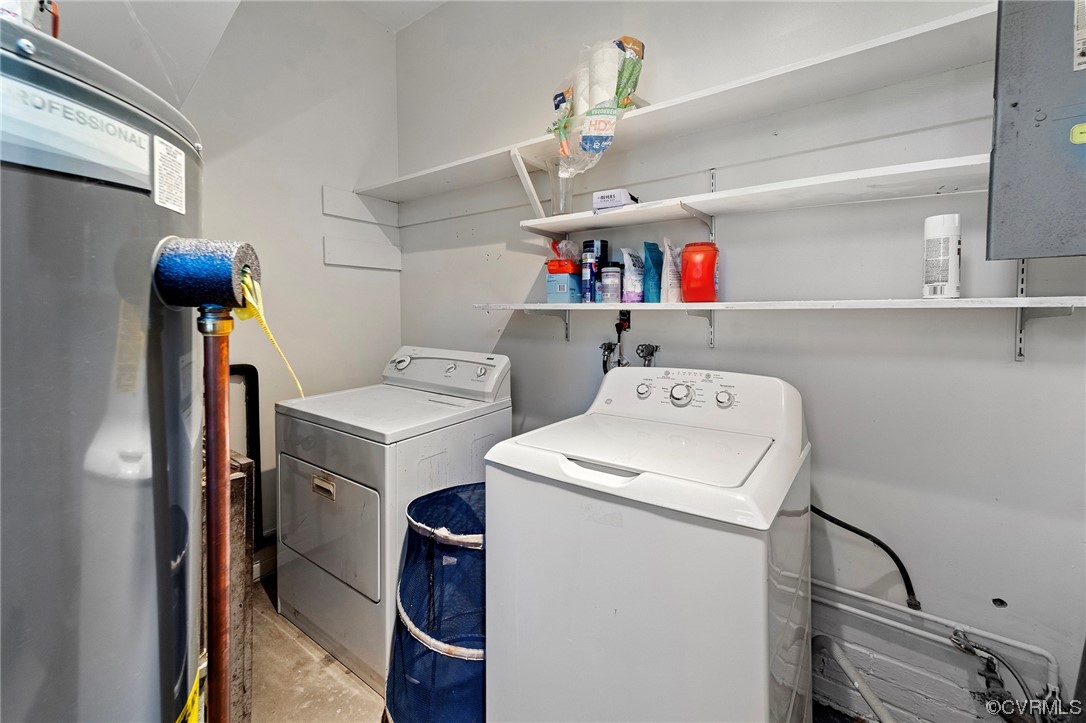 1018 Ridge Top Road Henrico, VA 23229 - Photo 28 of 33 a utility room with dryer and washer