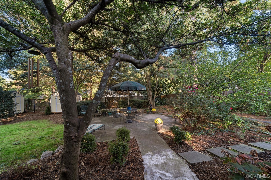 1018 Ridge Top Road Henrico, VA 23229 - Photo 33 of 33 a backyard of a house with lots of green space