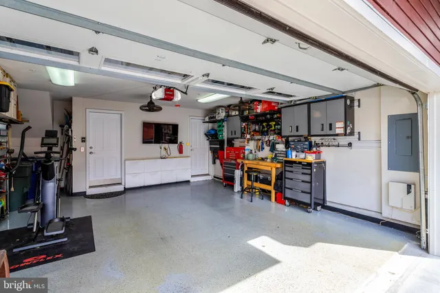 a front view of a building with street