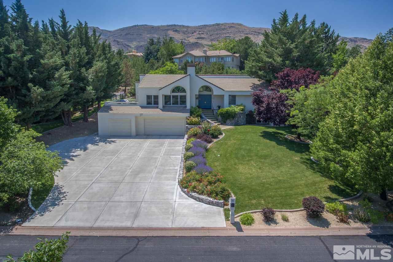 45 Scattergun Circle Reno, NV 89519 - Photo 1 of 1 a aerial view of a house with a garden