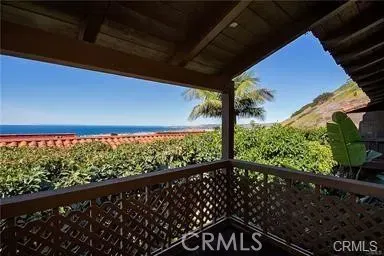 a view of city from a balcony