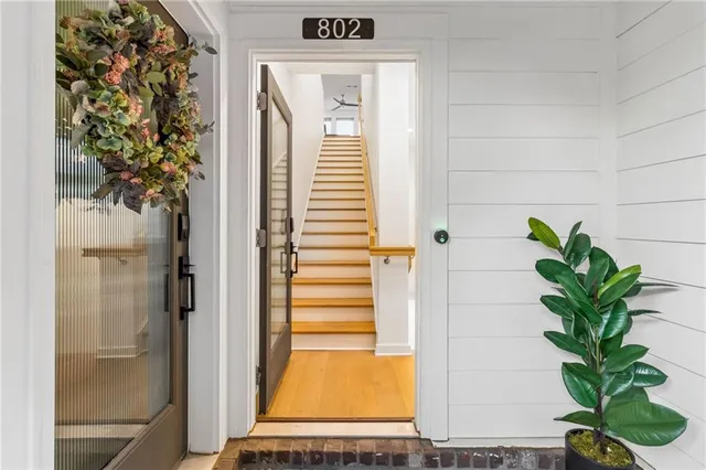 a view of a entryway