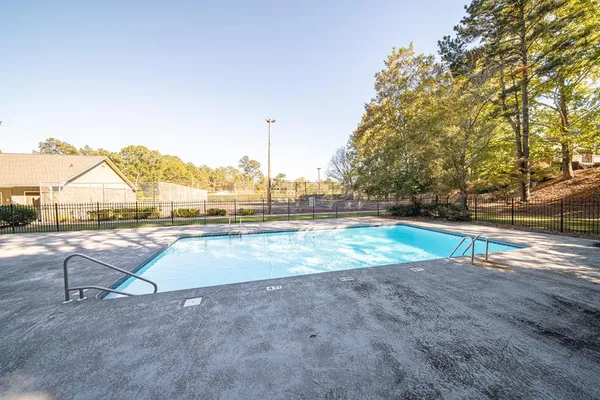 a view of outdoor space yard and swimming pool